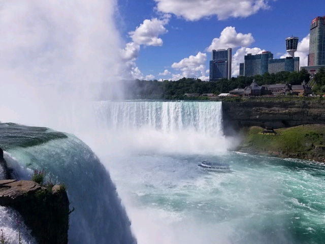 Take the Maid of the Mist tour at Niagara Falls