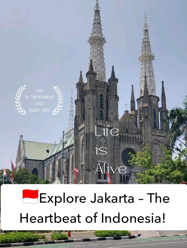  🇮🇩🌆Explore Jakarta – The Heartbeat of Indonesia! 🚦🍜