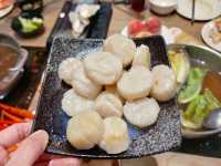 孫太太。私料。慢火鍋-桃園總店 ，帝王蟹吃到飽