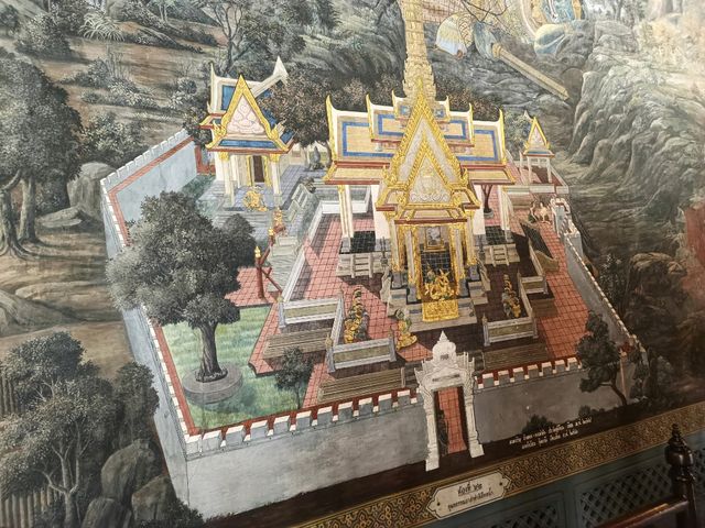 玉佛寺壁畫之美，歷史與心靈的交會。