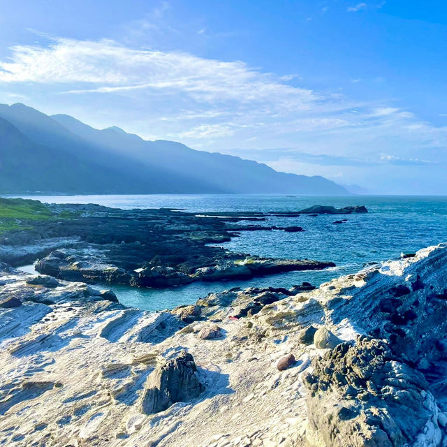 有種旅行叫幸福～日暮西山的石梯坪看海