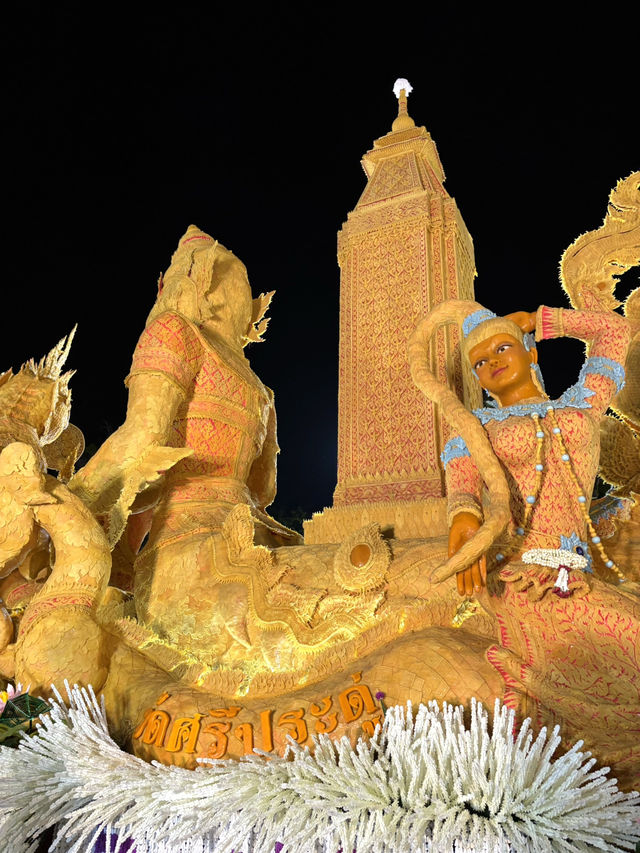 🕯️✨ รีวิวงานแห่เทียนพรรษาอุบลราชธานี 2568