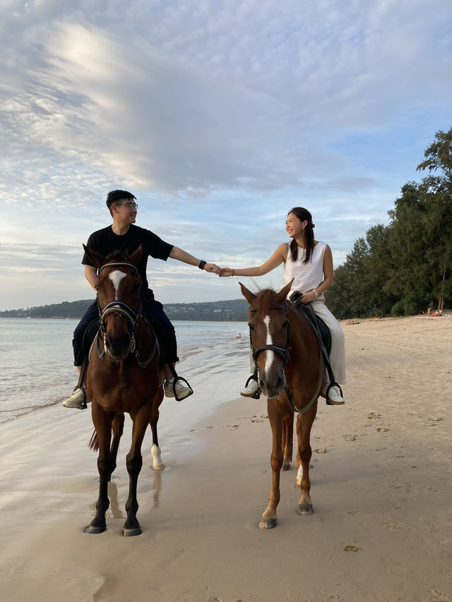 Unforgettable Sunset Horseback Riding at Phuket International Horse Club 🇹🇭 