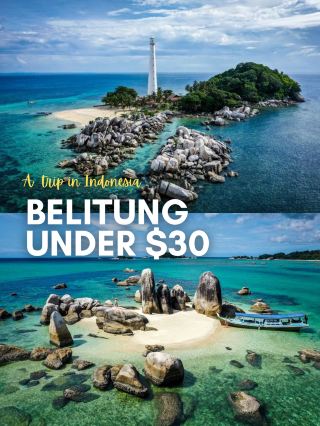 🇮🇩 Belitung, Indonesia with $30