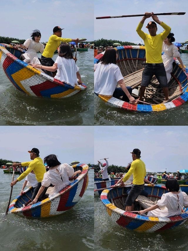 【ホイアン🇻🇳ベトナム】ココナッツボートで川下り🥥