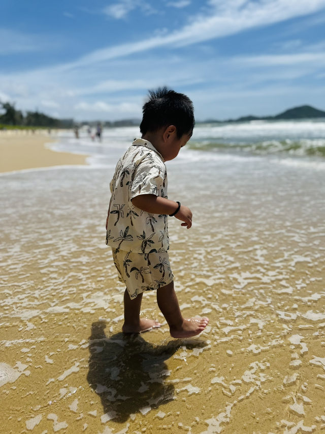 Happiness is… building sandcastles with my little ones.