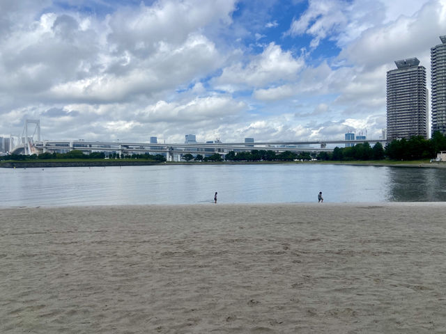🏝️漫步於台場海濱公園✨🎣日本東京旅行回顧
