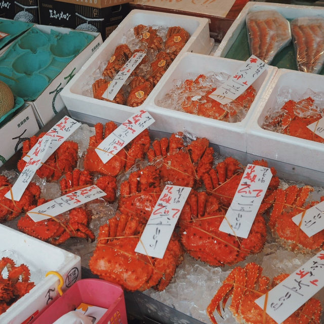 ตลาดปลา Nijo Market 🦀🐠🐟