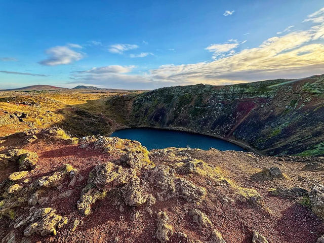 A Splash of Color and Calm at Kerid Crater A Splash of Color and Calm at Kerid Crater
