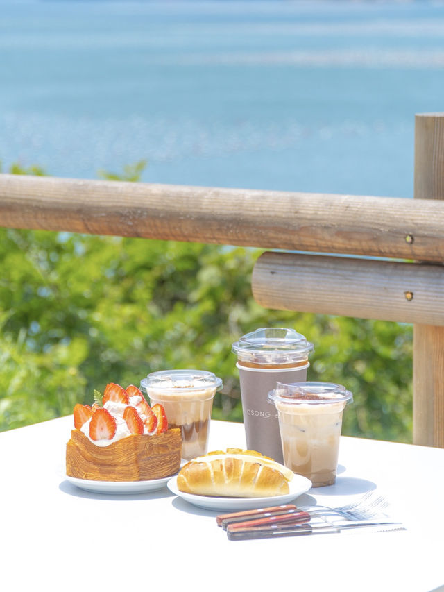 거제의 오션뷰를 담은 대형카페 “오송웨이브”🤍🌿