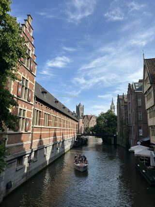 [Ghent, Belgium] Strolling Along Graslei in the Historic City of Ghent.
