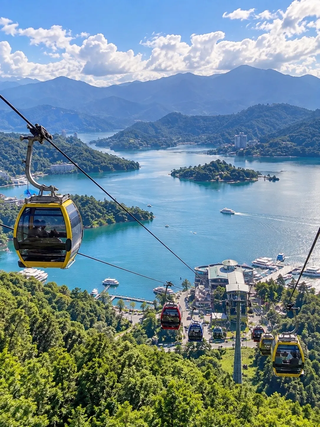 Озеро Солнца и Луны (Sun Moon Lake), Тайвань.