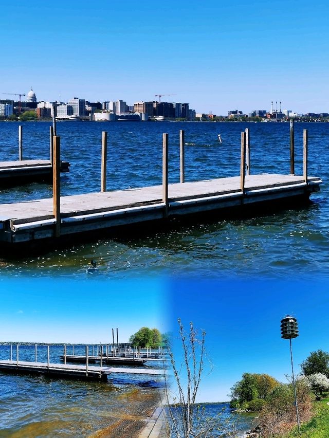 到Lake Monona(莫諾納湖)徒步