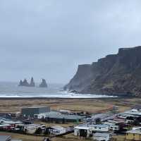 Diamond Beach with Red Church