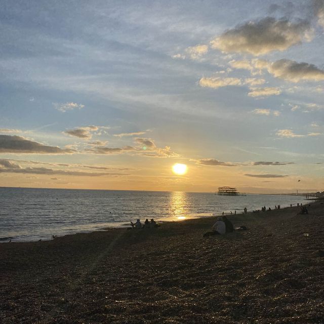 Golden Hour: Falling with Brighton’s Sunset