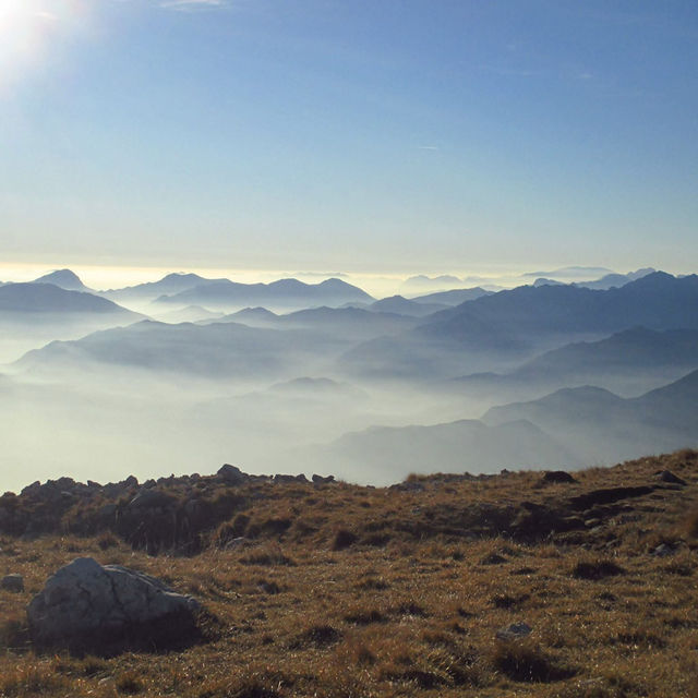 High above the clouds 