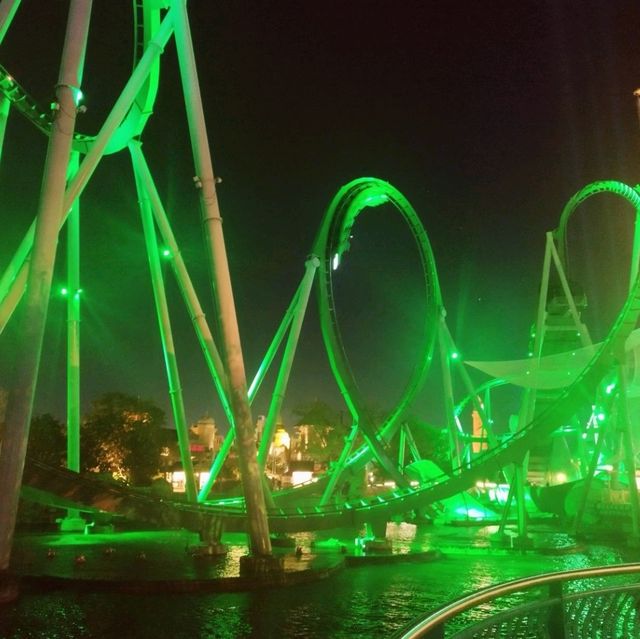 Theme park fun and alligators 