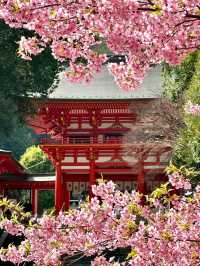 A shrine associated with Emperor Tenchi