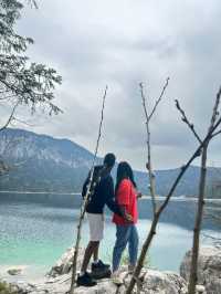 Soak in the cold refreshing lake 