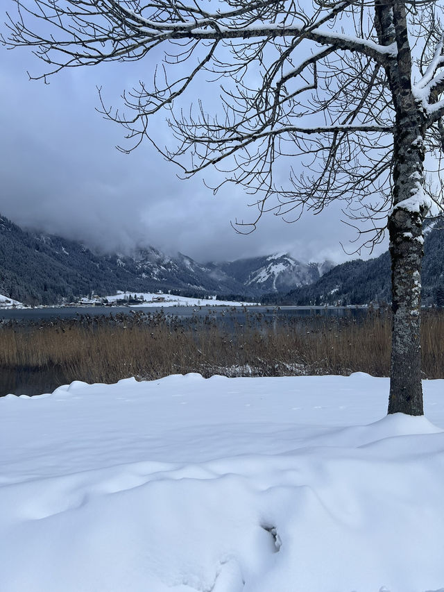 ❄️🏔️ Winter at Haldensee, Tirol – Where the Alps Whisper in Snow 🏔️❄️