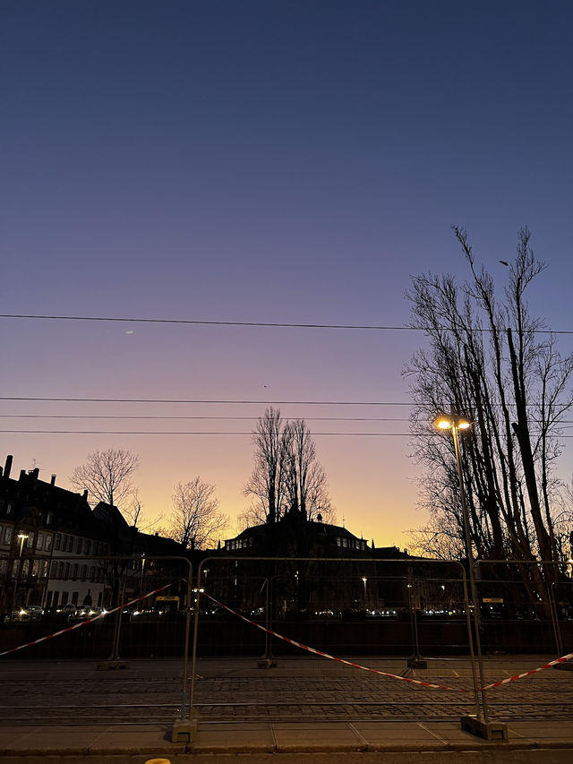 🌇✨ Sunset to Starlight: A Magical Evening in Strasbourg, France 🇫🇷🌙  