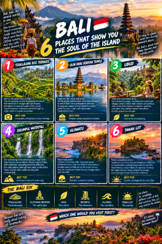 BALI 🌴 — 6 PLACES THAT SHOW YOU THE SOUL OF THE ISLAND 🇮🇩