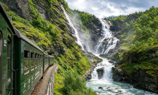歡迎來到弗洛姆斯巴納——挪威最美的火車之旅之一🏔️💧