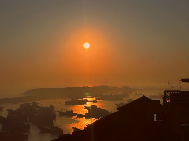 台州溫嶺|小箬村落日