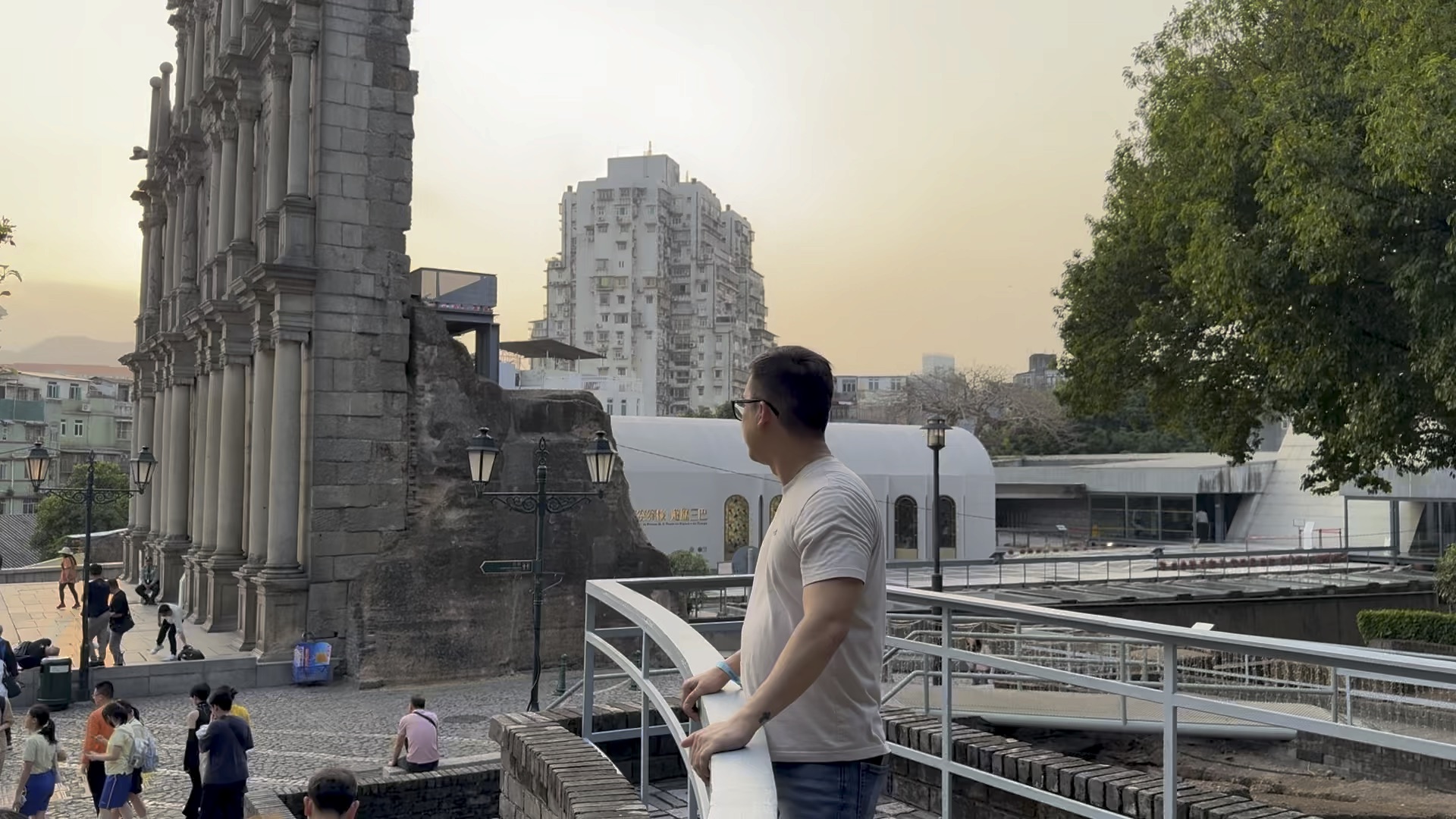 Sunset at the Ruins of St. Paul's