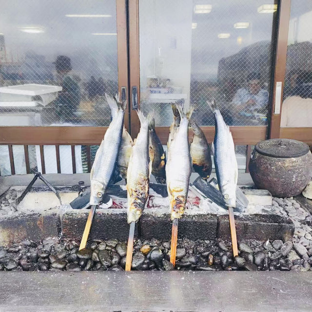 嘗嘗日本北海道古法烤魚（喜知次魚）
