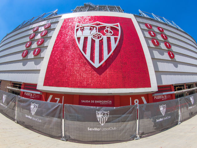 The Stunning Sevilla Football Stadium!