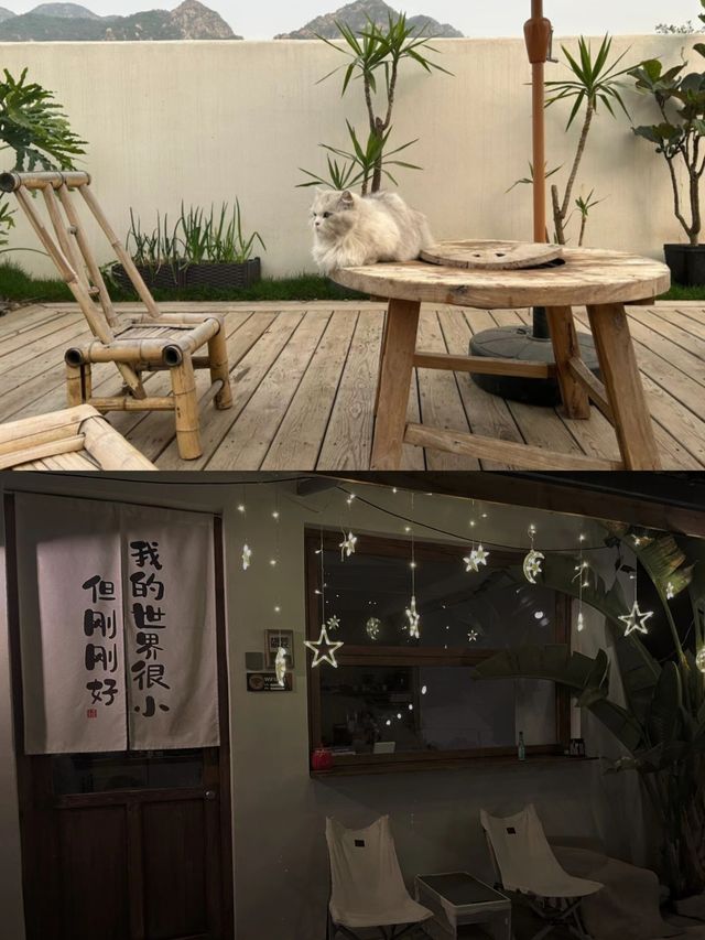 一家既有顏值又能撫貓的私湯民俗北京雲蘇里私湯溫泉民宿。