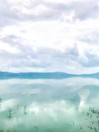 玉溪避暑中：杞麓湖。