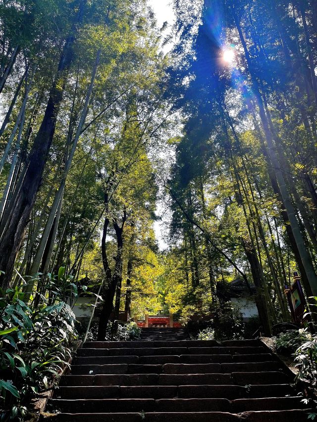 成都眉山｜青神中岩寺｜李白寫詩蘇東坡談愛的地方。