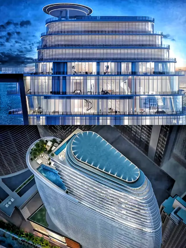 Aston Martin's first luxury apartment is completed in Miami.