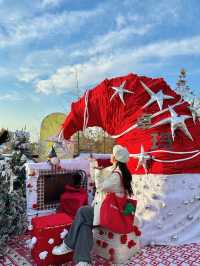 青島聖誕爵士市集,日落與海浪漫瘋了。。