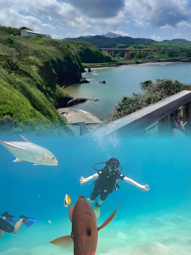 在關島，不可錯過的戀人岬，感受超讚潛水