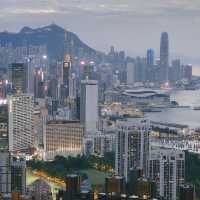香港紅香爐峰⛰️|登頂看維港夜色🌇
