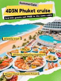 Phuket Cruise from S$0?! 3rd/4th Guest Sail Free!