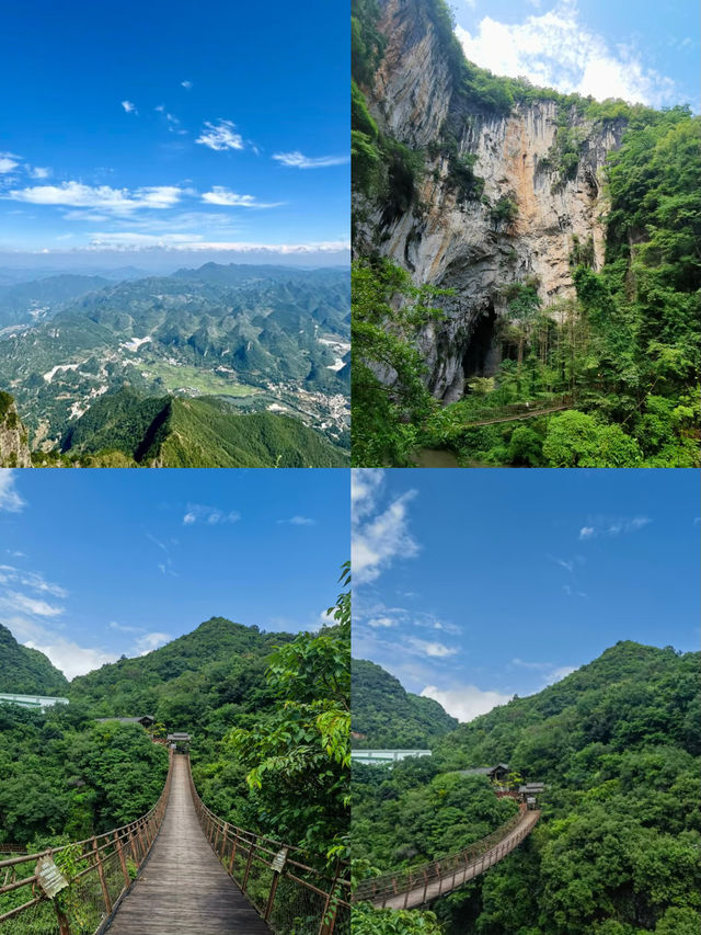 貴州六盤水天晚親子遊，不費媽還涼快