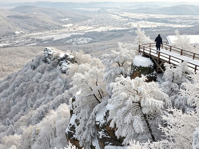 今天的一場雪 嵩山雪後的嵩山 才是打開最仙境的方式