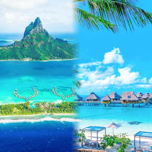 波拉波拉島！這片海藍到不像在地球