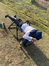 在半島世界酒店，偶遇秋日最美江濱公園