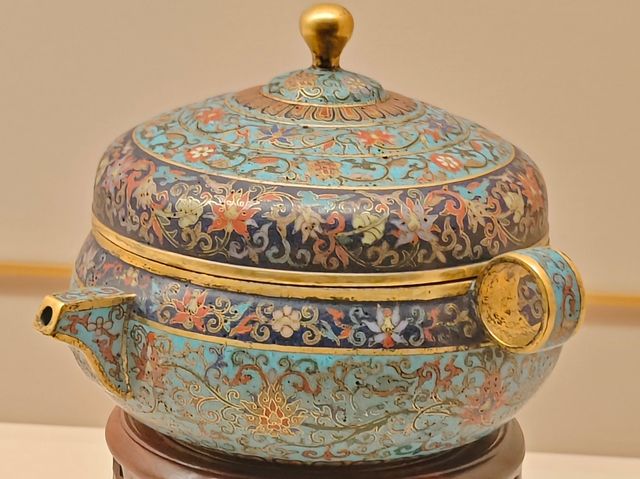 上海博物館（人民廣場館）的掐絲琺瑯美到窒息