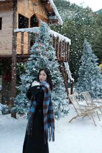 溶洞溫泉×雪景小屋 冬日鬆弛感