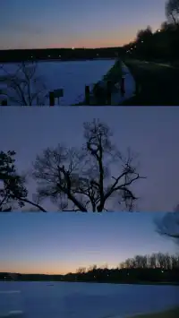 在淨月潭遇到我們的Blue Hour