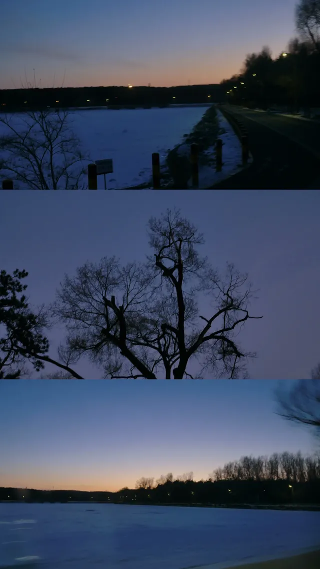 在淨月潭遇到我們的Blue Hour