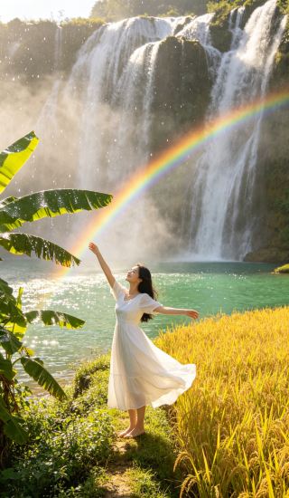 Jingxi is home to a cluster of "wild waterfalls," so sparsely populated that you can enjoy the sound of the water all to yourself.