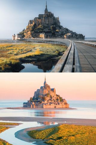 A two-way healing hidden in France! Five-day tour of the thousand-year-old Mont Saint-Michel and colorful Colmar