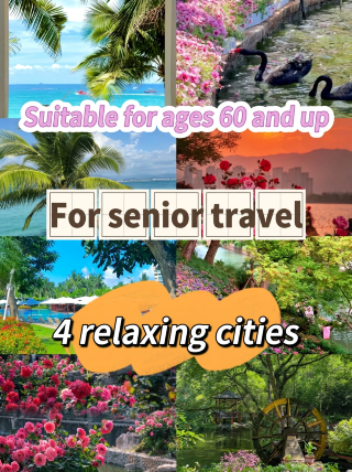 Senior-Friendly Travel | 4 Low-Fatigue Wellness Cities! Relaxing and Hassle-Free